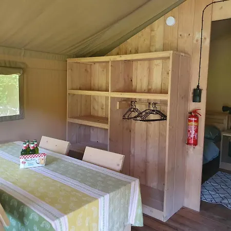 럭셔리텐트 Luxury Safari Tents At Moulin Du Pommier Glamping & Saulgond
