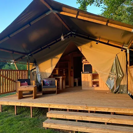 Luxury Safari Tents At Moulin Du Pommier Glamping & Saulgond
